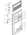Схема №4 KN326BLS (107506, HZS3266) с изображением Дверь для холодильника Gorenje 108161