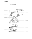 Схема №1 FV3840C0/23 с изображением Ручка для утюга (парогенератора) Tefal CS-00125310