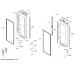 Схема №8 B22CT80SNP с изображением Винт для холодильной камеры Bosch 00631855