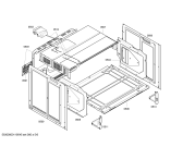 Схема №6 HEN760650 с изображением Фронтальное стекло для духового шкафа Bosch 00471842