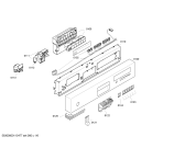 Схема №3 SHI47M05CH Silence comfort с изображением Передняя панель для посудомоечной машины Bosch 00440932