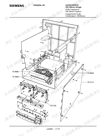 Схема №15 RS282R6 с изображением Модуль для жк-телевизора Siemens 00783094