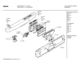 Схема №6 SGS55T02EU с изображением Набор кнопок для посудомоечной машины Bosch 00424487
