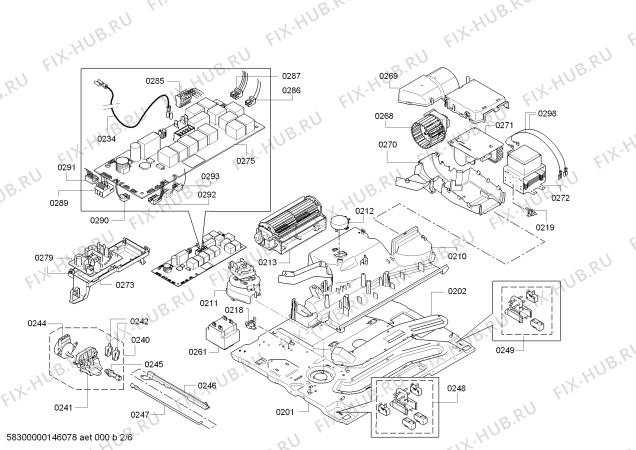 Схема №5 HBC86P763 с изображением Ремкомплект для плиты (духовки) Bosch 00704189