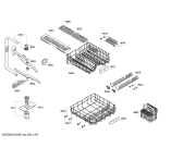 Схема №5 S41M63N0GB с изображением Передняя панель для посудомоечной машины Bosch 00706100