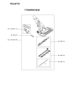 Схема №2 TY9282WO/4Q0 с изображением Щетка (насадка) для мини-пылесоса Tefal RS-2230001091