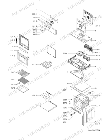 Схема №1 AKZ142WH (F092555) с изображением Инструкция по эксплуатации для духового шкафа Indesit C00371621