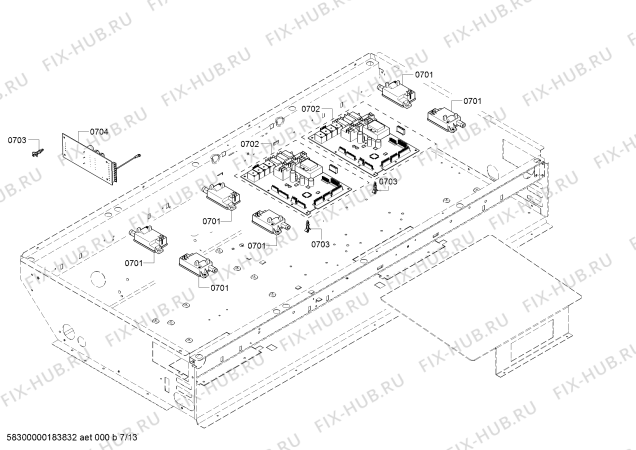 Схема №10 PRD486NLHU Thermador с изображением Кабель для духового шкафа Bosch 12007020