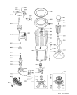 Схема №2 WWA 24 ABZOE с изображением Электролиния для стиральной машины Whirlpool 481232118228
