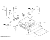 Схема №5 SGS45C02GB с изображением Панель управления для посудомойки Bosch 00665922