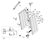 Схема №7 AWGBM60601 с изображением Уплотнитель (прокладка) для стиралки Whirlpool 482000094818
