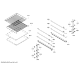Схема №5 U14M42S0GB с изображением Контейнер для фильтра для плиты (духовки) Bosch 00613950
