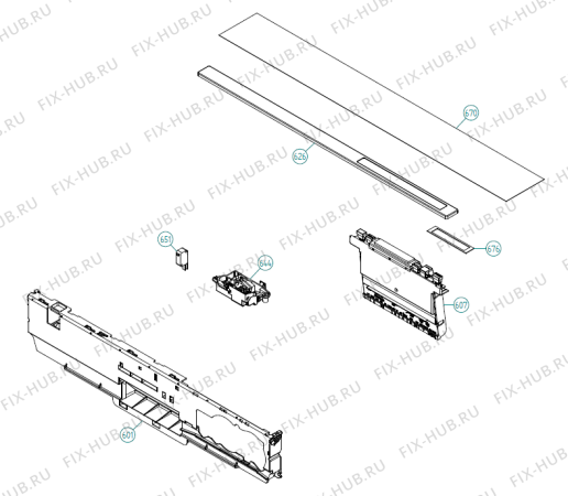 Схема №6 FDW9017 IT   -Titanium (417630, DW90.3) с изображением Ящик (корзина) для электропосудомоечной машины Gorenje 441616