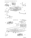 Схема №6 GS 6511 WS с изображением Запчасть для посудомойки Whirlpool 481244011419