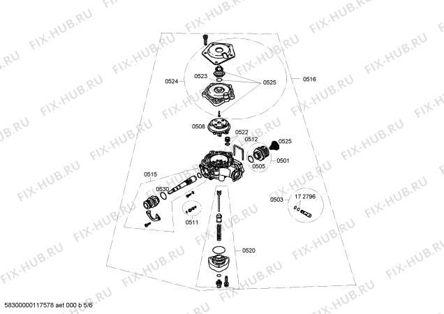 Схема №5 RDT1102 с изображением Шайба для бойлера Bosch 00604890
