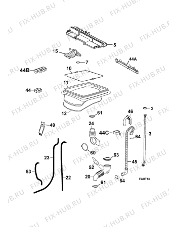 Взрыв-схема стиральной машины Zanker 880_140_00 - Схема узла Hydraulic System 272