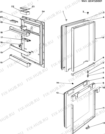 Схема №5 RFP340SE (F002992) с изображением Диод для холодильной камеры Indesit C00016402