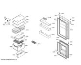 Схема №3 KG34NV03 с изображением Дверь морозильной камеры для холодильной камеры Siemens 00684198