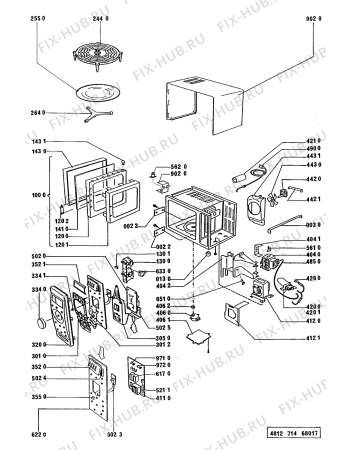 Схема №1 AVM 340 AV с изображением Стекло для микроволновки Whirlpool 481945069837