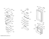 Схема №3 K4444X8 с изображением Дверь для холодильника Bosch 00686304