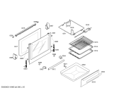Схема №4 HSV746055T с изображением Фронтальное стекло для плиты (духовки) Bosch 00244906