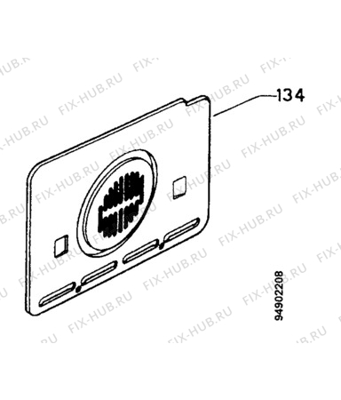 Взрыв-схема плиты (духовки) Electrolux EON398W - Схема узла Accessories