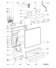 Схема №2 ADP 7539 IX с изображением Обшивка для посудомойки Whirlpool 481245373164