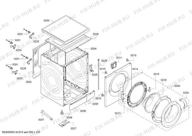 Схема №4 WM16S74SOE S16.74; 8kg,Made in Germany; stainExpert,iQdrive с изображением Вкладыш для стиралки Siemens 00649289