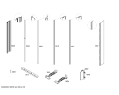 Схема №5 B24IR70NSP с изображением Стеклопанель для холодильника Bosch 00682375
