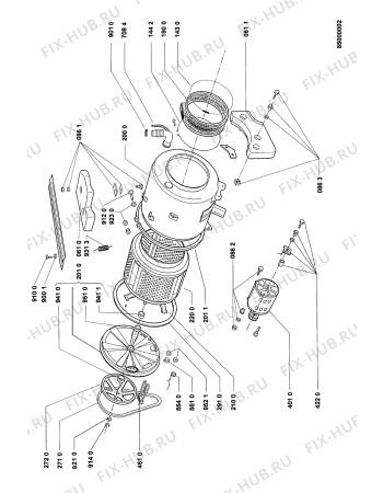 Схема №3 AWL 643 с изображением Микромодуль для стиралки Whirlpool 481921478597