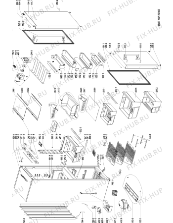 Схема №1 KGE KLIFF с изображением Панель управления для холодильника Whirlpool 481010674868