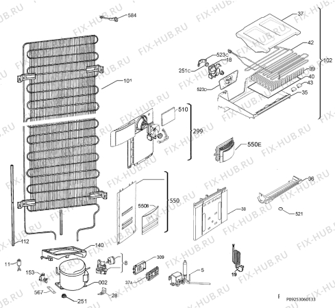 Схема №3 S83600CMW0 с изображением Микромодуль для холодильника Aeg 2427073354