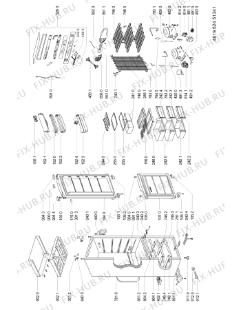 Схема №1 ARC 6180 с изображением Дверь для холодильника Whirlpool 481241619465