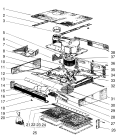 Схема №1 H480 (F010328) с изображением Керамическая поверхность для электропечи Indesit C00122074