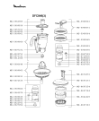 Схема №4 DFC841(0) с изображением Часть корпуса для электрокомбайна Moulinex MS-5390048