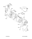 Схема №5 MHWZ600TW02 с изображением Держатель для стиралки Whirlpool 480110100743