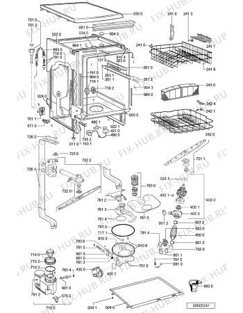 Схема №2 ADB 760 с изображением Панель для посудомоечной машины Whirlpool 481245373082