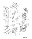 Схема №1 BLZM 7900/TI с изображением Панель для плиты (духовки) Whirlpool 481245249868