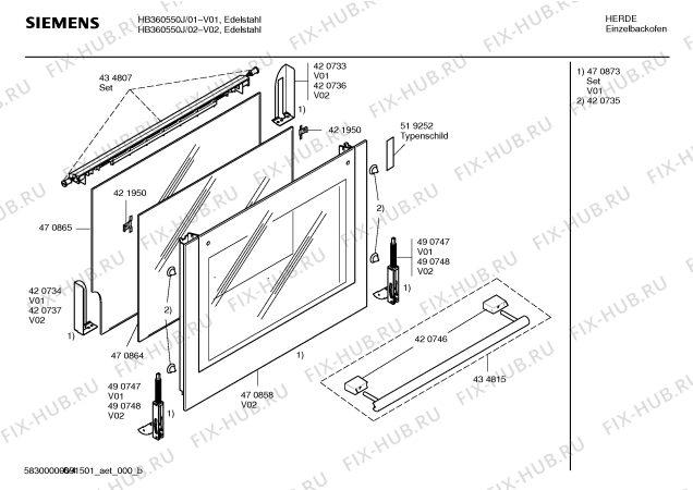Схема №3 HB360550J с изображением Инструкция по эксплуатации для плиты (духовки) Siemens 00586795