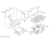 Схема №5 HSK66K42EH HF EXPORTACAO с изображением Панель для плиты (духовки) Bosch 00219807