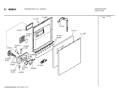 Схема №6 SHU6805UC с изображением Передняя панель для электропосудомоечной машины Bosch 00351665
