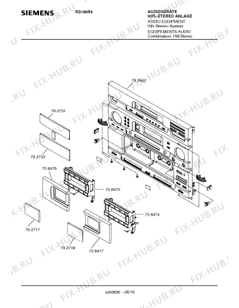 Схема №22 RS190R4 с изображением Переключатель для аудиотехники Siemens 00794607