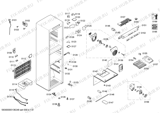 Схема №2 KK22F1626W с изображением Дверь для холодильника Siemens 00627957