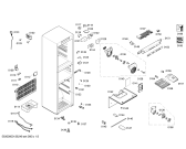 Схема №2 KK22F1626W с изображением Крышка для холодильника Siemens 00627956