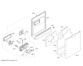 Схема №6 SHE43RF5UC Silence Plus 48dB с изображением Панель управления для электропосудомоечной машины Bosch 00686869
