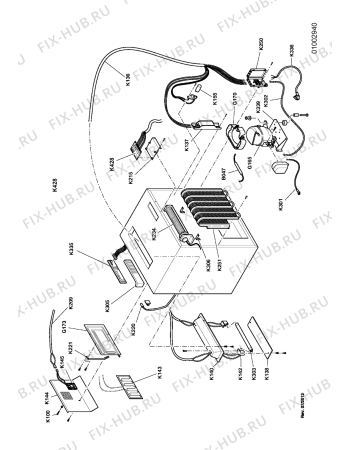 Схема №2 KRIW 1233 с изображением Рукоятка для холодильника Whirlpool 482000009448