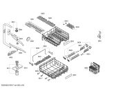 Схема №6 SMS85M22DE с изображением Передняя панель для посудомойки Bosch 00703299