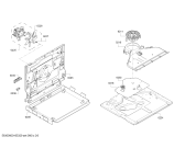 Схема №6 P1HEB33023 с изображением Фронтальное стекло для духового шкафа Bosch 00689863