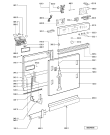 Схема №4 ADG 687 WH с изображением Панель для посудомойки Whirlpool 481245373493