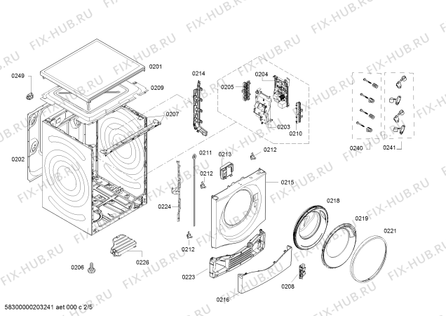 Схема №4 WAU28669HW с изображением Дисплейный модуль для стиралки Bosch 10004279